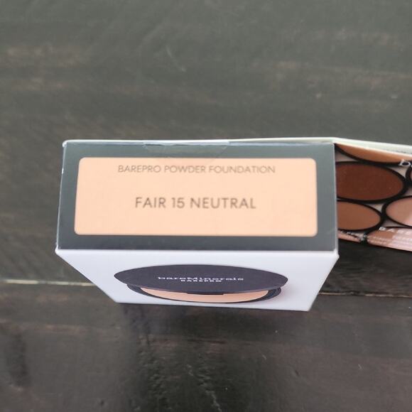 BARE MINERALS Barepro Skin Perfecting Powder Foundation Fair 15 Neutral Travel - Picture 3 of 7